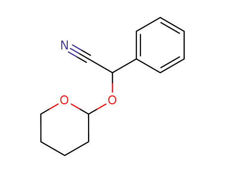 Phenyl(tetrahydro-2H-pyran-2-yloxy)acetonitrile