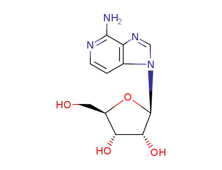 Molecular Structure of 6736-58-9 (3-DEAZAADENOSINE)