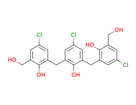Benzenemethanol, 3,3'-[(5-chloro-2-hydroxy-1,3-phenylene)bis(methylene)]bis[5-chloro-2-hydroxy- cas  6641-20-9