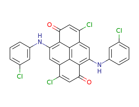1,6-Pyrenedione,3,8-dichloro-5,10-bis[(3-chlorophenyl)amino]-