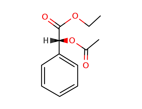 Molecular Structure of 61624-15-5 (ethyl (acetyloxy)(phenyl)acetate)