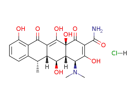 (4S)-1,4,4aβ,5,5aβ,6,11,12a-オクタヒドロ-3,5β,10,12,12aβ-ペンタヒドロキシ-6α-メチル-4β-(ジメチルアミノ)-1,11-ジオキソナフタセン-2-カルボアミド?塩酸塩