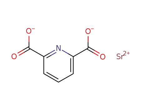 Molecular Structure of 50976-41-5 (Sr(II) dipicolinate)