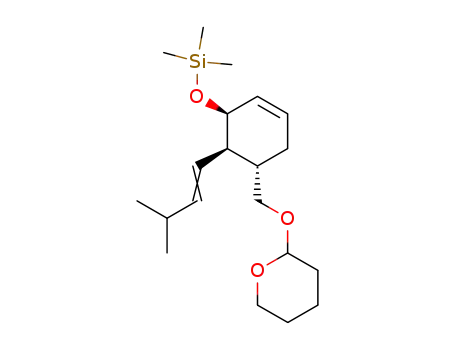 Trimethyl-[(1S,5S,6R)-6-((E)-3-methyl-but-1-enyl)-5-(tetrahydro-pyran-2-yloxymethyl)-cyclohex-2-enyloxy]-silane