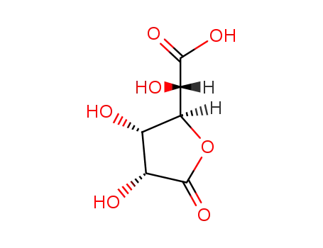 Molecular Structure of 80876-59-1 (L-Idaric-1,4-lactone)
