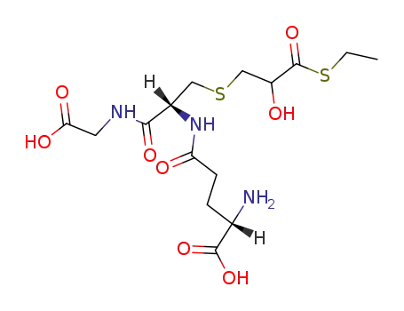 Molecular Structure of 81388-02-5 ((S)-2-Amino-4-[(R)-1-(carboxymethyl-carbamoyl)-2-(2-ethylsulfanylcarbonyl-2-hydroxy-ethylsulfanyl)-ethylcarbamoyl]-butyric acid)