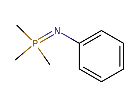 Molecular Structure of 57114-54-2 (trimethyl(phenylimino)-lambda~5~-phosphane)