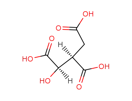 Molecular Structure of 18979-21-0 (DL-Isocitric acid)