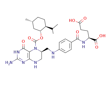 5-(-)-menthyloxycarbonyl-(6S)-tetrahydrofolic acid