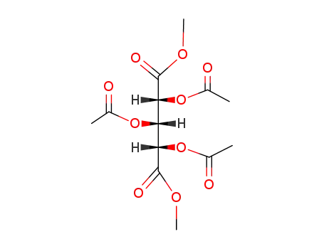 Molecular Structure of 63181-60-2 ((2R,3s,4S)dimethyl 2,3,4-triacetoxyglutarate)