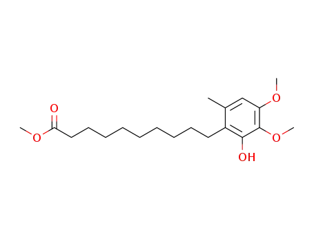 10-(2-Hydroxy-3,4-dimethoxy-6-methylphenyl)decanoic acid methyl ester