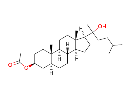 acetic acid-(20-hydroxy-24.24-dimethyl-cholanyl-<sup>(3)</sup>-ester)
