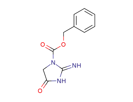 Molecular Structure of 133910-48-2 (2-amino-4-oxo-4,5-dihydro-imidazole-1-carboxylic acid benzyl ester)