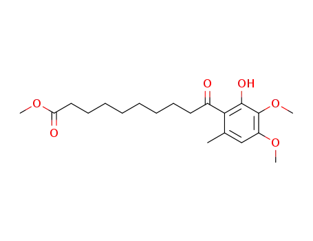 9-(2-ヒドロキシ-3,4-ジメトキシ-6-メチルベンゾイル)ノナン酸メチル