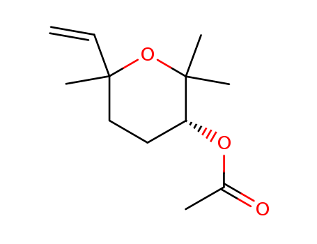 2H-PYRAN-3-OL,6-VINYLTETRAHYDRO-2,2,6-TRIMETHYL-,ACETATE,(3R,6R)-REL-