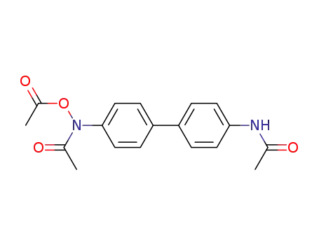 Molecular Structure of 82682-97-1 (N-acetoxy-N,N'-diacetylbenzidine)