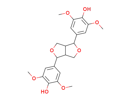 Molecular Structure of 51152-20-6 (Episyringaresinol)