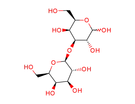 Molecular Structure of 584-30-5 (3-O-β-galactopyranosyl-D-galactose)