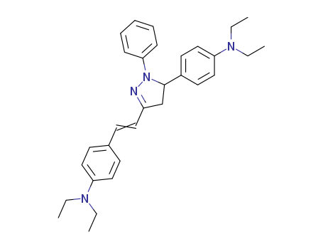 Benzenamine,4-[2-[5-[4-(diethylamino)phenyl]-4,5-dihydro-1-phenyl-1H-pyrazol-3-yl]ethenyl]-N,N-diethyl-
