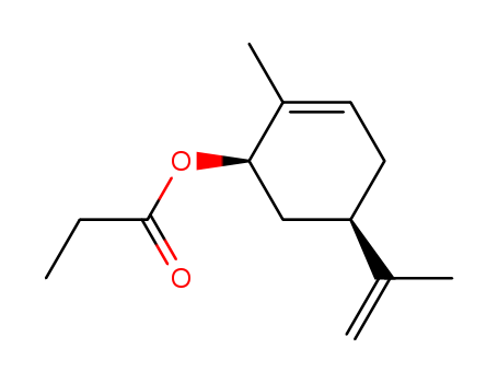 2-Cyclohexen-1-ol,2-methyl-5-(1-methylethenyl)-, 1-propanoate