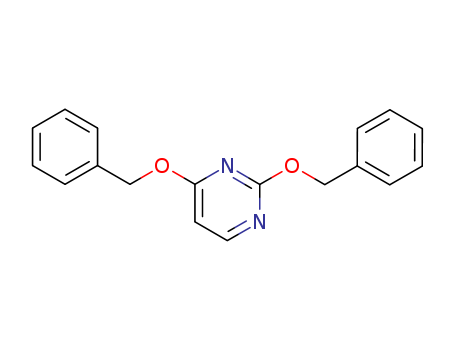 Pyrimidine, 2,4-bis(phenylmethoxy)-