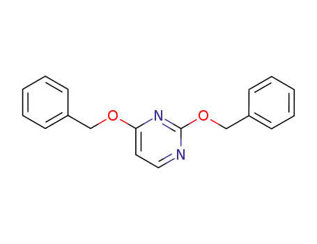 Molecular Structure of 7306-79-8 (2,4-BIS(BENZYLOXY)PYRIMIDINE)