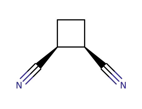 Molecular Structure of 3211-19-6 (CIS-CYCLOBUTANE-1,2-DICARBONITRILE)