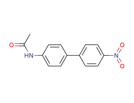 Molecular Structure of 28533-02-0 (4-nitro-4'-(acetylamino)biphenyl)