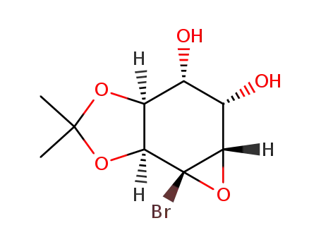 (1R,2S,3S,4R,5S,6S)-1-Bromo-3,4-dihydroxy-5,6-di-O-isopropylidene-1,2-epoxycyclohexane