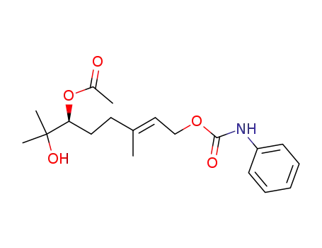 (6S,2E)-6-Acetoxy-7-hydroxy-3,7-dimethyloct-2-en-1-yl N-Phenylcarbamate