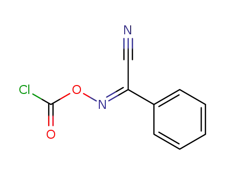 Molecular Structure of 69505-71-1 (chlorocarbonyloxyimino-phenyl-acetonitrile)