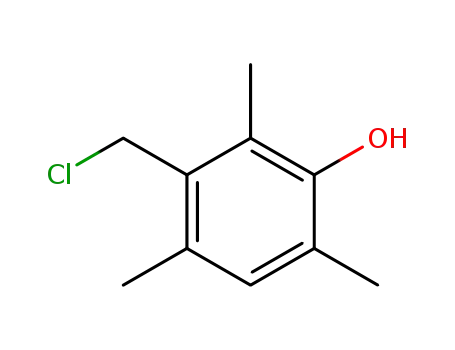 Molecular Structure of 99187-90-3 (Phenol, 3-(chloromethyl)-2,4,6-trimethyl- (6CI, 9CI))