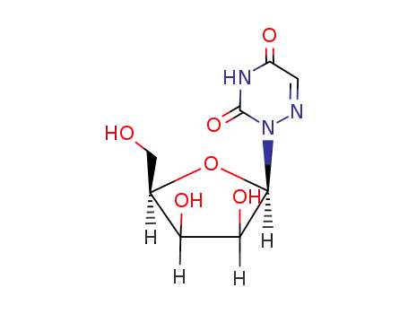 Molecular Structure of 93060-34-5 (1-β-<i>D</i>-lyxofuranosyl-2<i>H</i>-[1,2,4]triazine-3,5-dione)