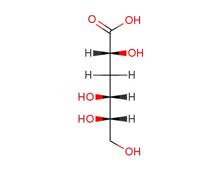 Molecular Structure of 18521-63-6 (3-Deoxy-D-xylo-hexonic acid)