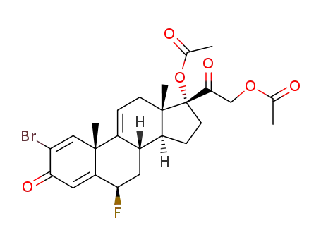 17,21-ビス(アセチルオキシ)-2-ブロモ-6β-フルオロプレグナ-1,4,9(11)-トリエン-3,20-ジオン