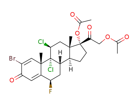 17,21-ビス(アセチルオキシ)-2-ブロモ-9,11β-ジクロロ-6β-フルオロプレグナ-1,4-ジエン-3,20-ジオン