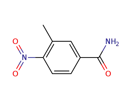 Molecular Structure of 99584-85-7 (3-Methyl-4-nitrobenzamide)