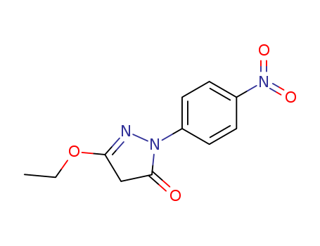 3-ETHOXY-1-(4-NITROPHENYL)-2-PYRAZOLIN- 5-ONE
