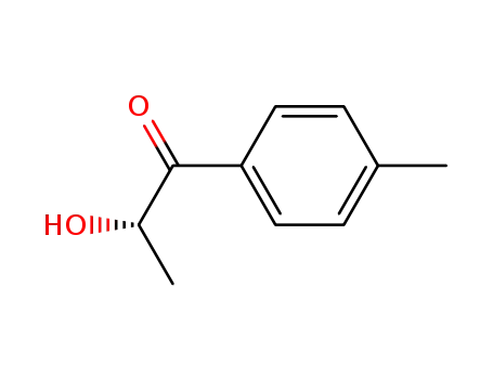 Molecular Structure of 111197-79-6 (1-Propanone, 2-hydroxy-1-(4-methylphenyl)-, (2S)-)