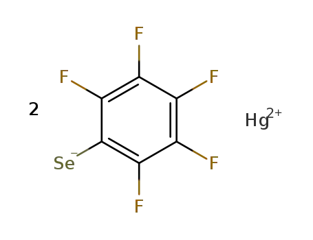 Molecular Structure of 20331-75-3 (bis(pentafluorophenylseleno)mercury)