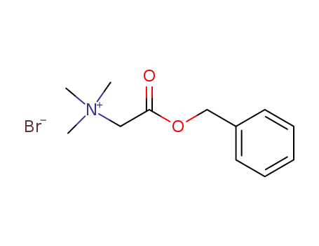 Molecular Structure of 88390-01-6 (Ethanaminium, N,N,N-trimethyl-2-oxo-2-(phenylmethoxy)-, bromide)