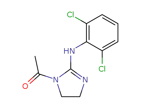 Molecular Structure of 54707-71-0 (CLONIDINE RELATED COMPOUND A (25 MG) (ACET-YLCLONIDINE))