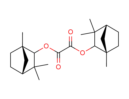Molecular Structure of 124118-33-8 (oxalic acid bis-((1<i>S</i>)-1,3,3-trimethyl-norbornan-2-yl ester))