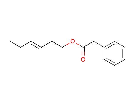 Molecular Structure of 42436-07-7 (Benzeneacetic acid,(3Z)-3-hexen-1-yl ester)