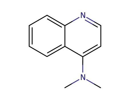Molecular Structure of 31401-47-5 (DIMETHYL-QUINOLIN-4-YL-AMINE)
