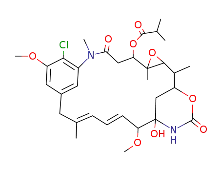 Molecular Structure of 66584-72-3 (ansamitocin P-3)