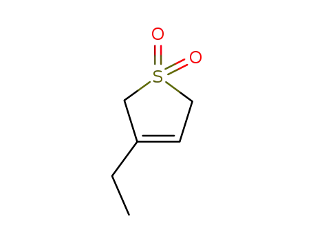 Molecular Structure of 62157-91-9 (3-Ethyl-2,5-dihydrothiophene-1,1-dioxide)