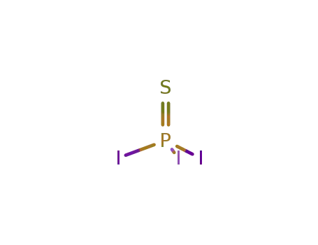 Molecular Structure of 63972-04-3 (Phosphorothioictriiodide (9CI))