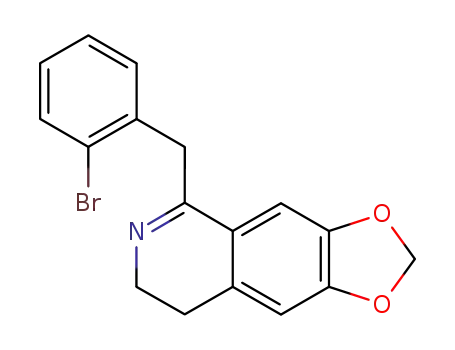 1-(2'-bromobenzyl)-3,4-dihydro-6,7-methylenedioxyisoquinoline