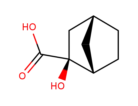 비시클로[2.2.1]헵탄-2-카르복실산, 2-히드록시-, (1S-엑소)-(9CI)